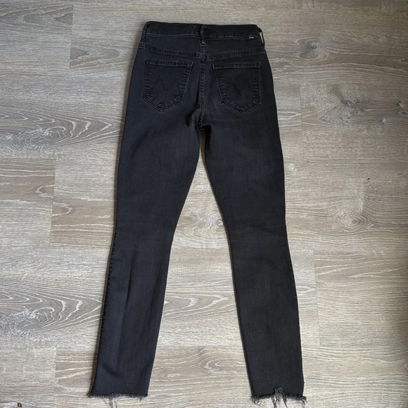 Mother The Stunner Zip Ankle Step Fray in Not Guilty - Picture 3 of 13